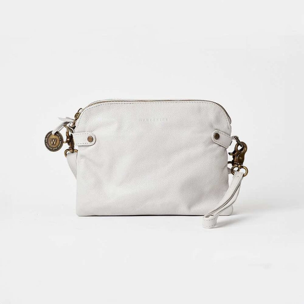 Wanderers Venetian Passport Crossbody Bag / Travel Clutch in Grigio Alpino